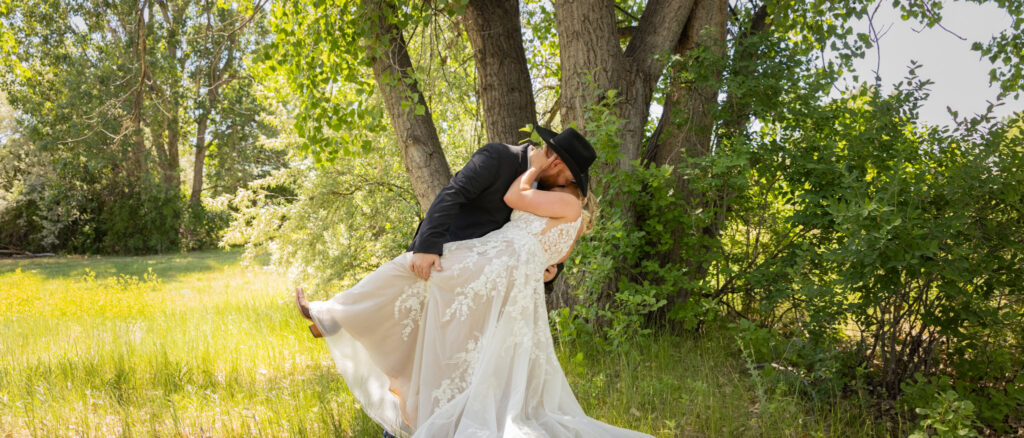 A Rustic Western Wyoming Wedding